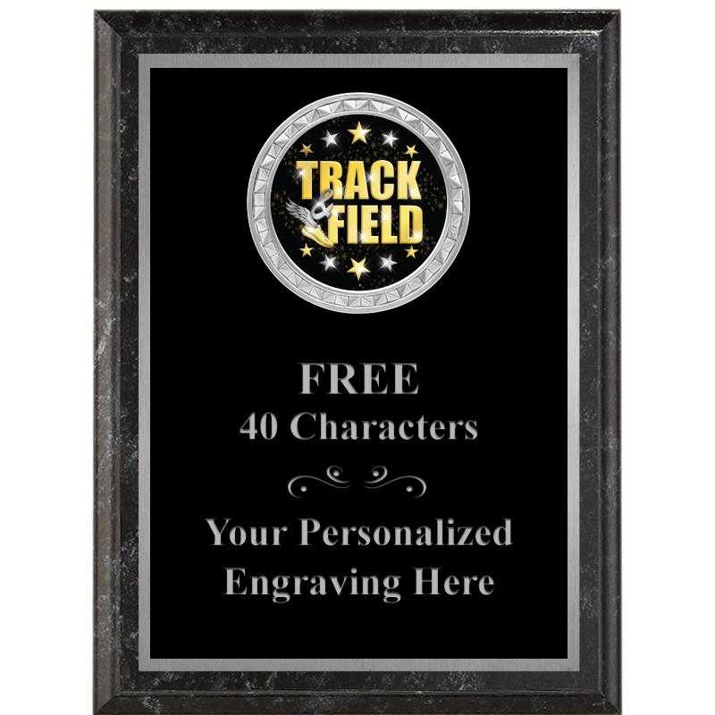 6X8 BLACK EXECUTIVE INS PLQ SV