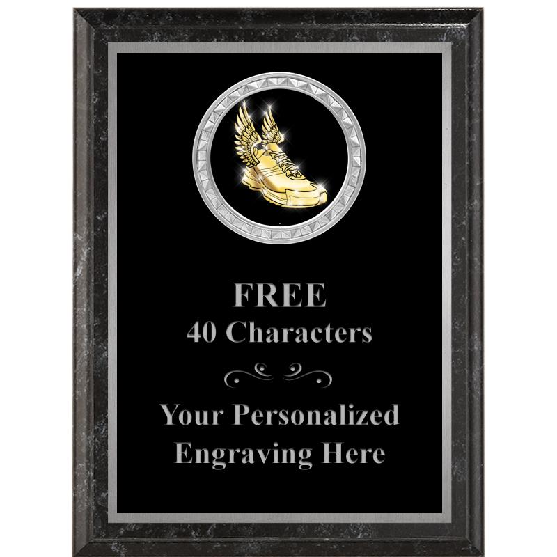 6X8 BLACK EXECUTIVE INS PLQ SV