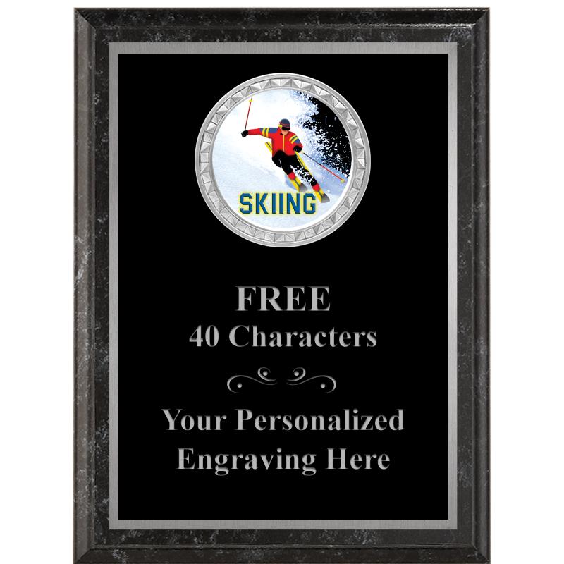 6X8 BLACK EXECUTIVE INS PLQ SV