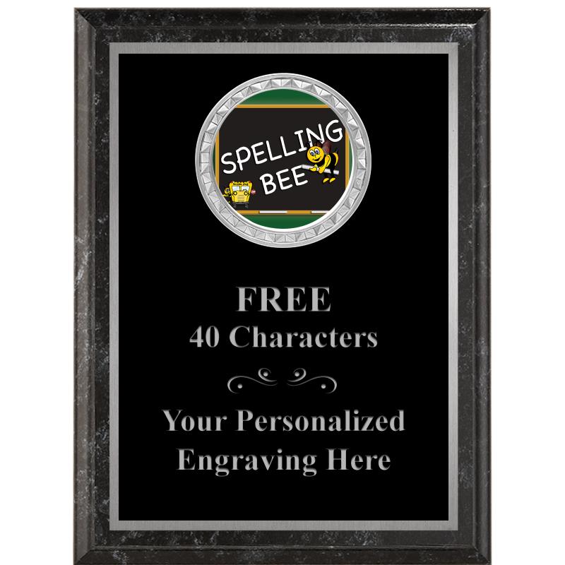 6X8 BLACK EXECUTIVE INS PLQ SV