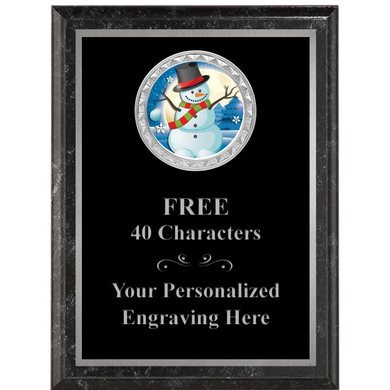 6X8 BLACK EXECUTIVE INS PLQ SV