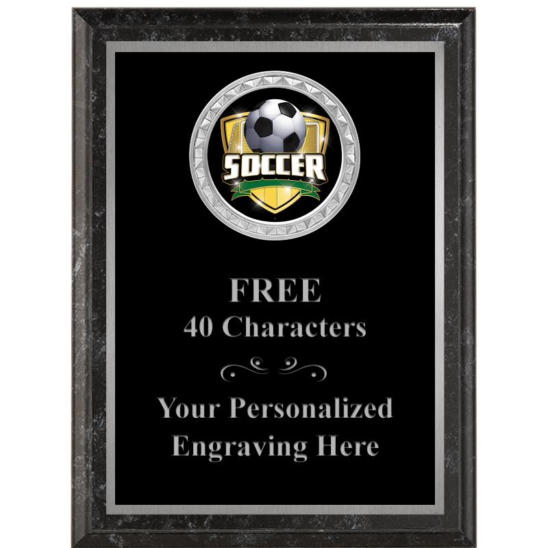 6X8 BLACK EXECUTIVE INS PLQ SV