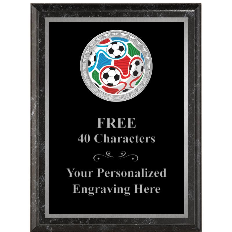 6X8 BLACK EXECUTIVE INS PLQ SV