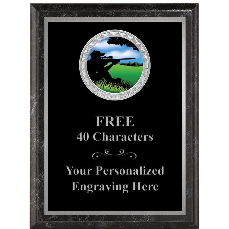 6X8 BLACK EXECUTIVE INS PLQ SV