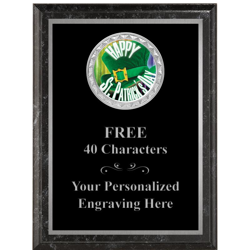 6X8 BLACK EXECUTIVE INS PLQ SV