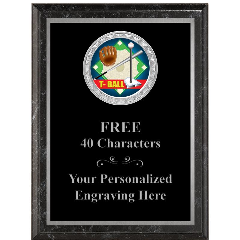 6X8 BLACK EXECUTIVE INS PLQ SV