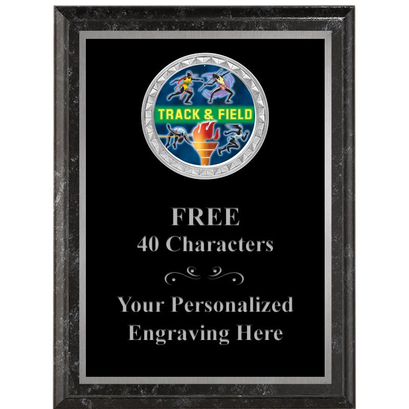 6X8 BLACK EXECUTIVE INS PLQ SV