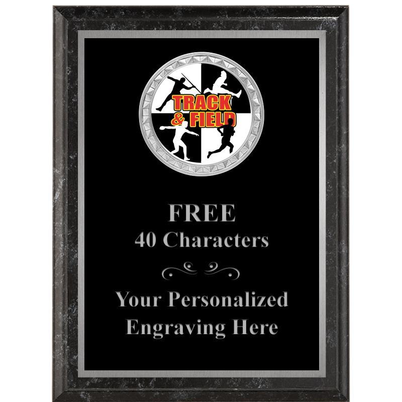 6X8 BLACK EXECUTIVE INS PLQ SV