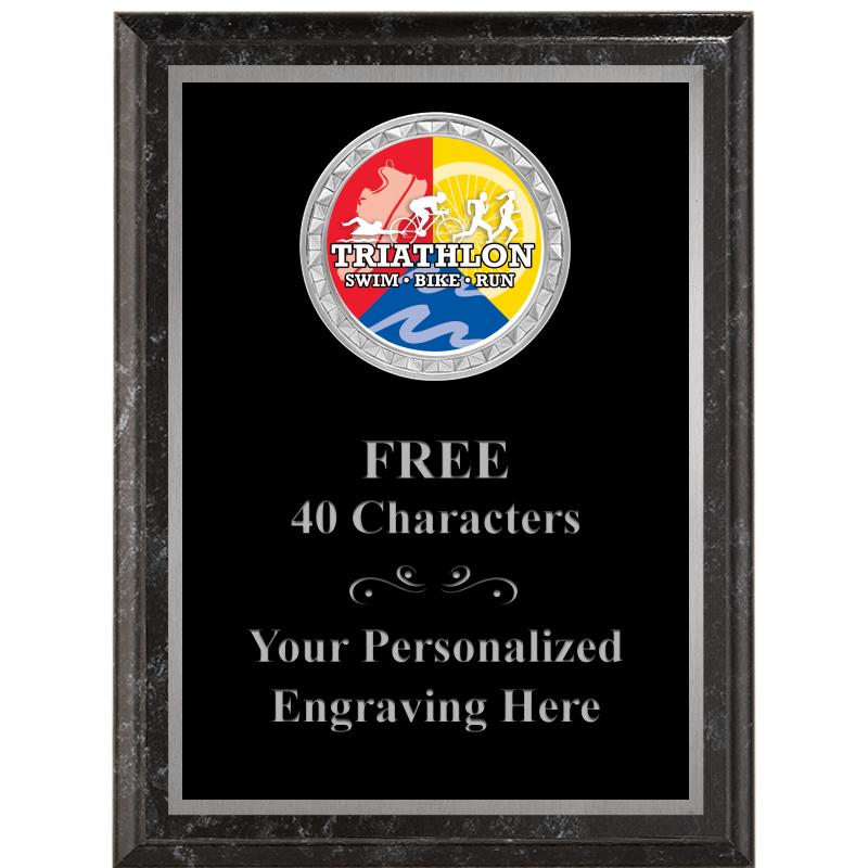 6X8 BLACK EXECUTIVE INS PLQ SV