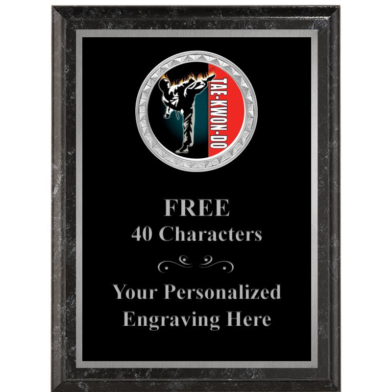 6X8 BLACK EXECUTIVE INS PLQ SV