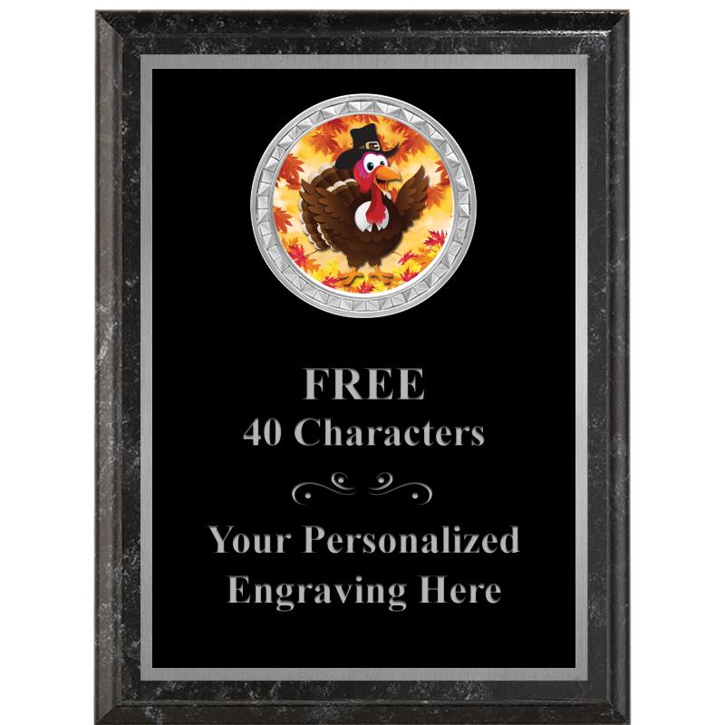 6X8 BLACK EXECUTIVE INS PLQ SV