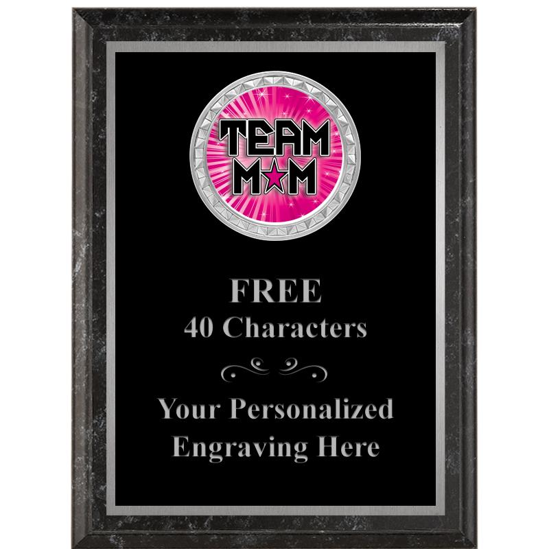 6X8 BLACK EXECUTIVE INS PLQ SV