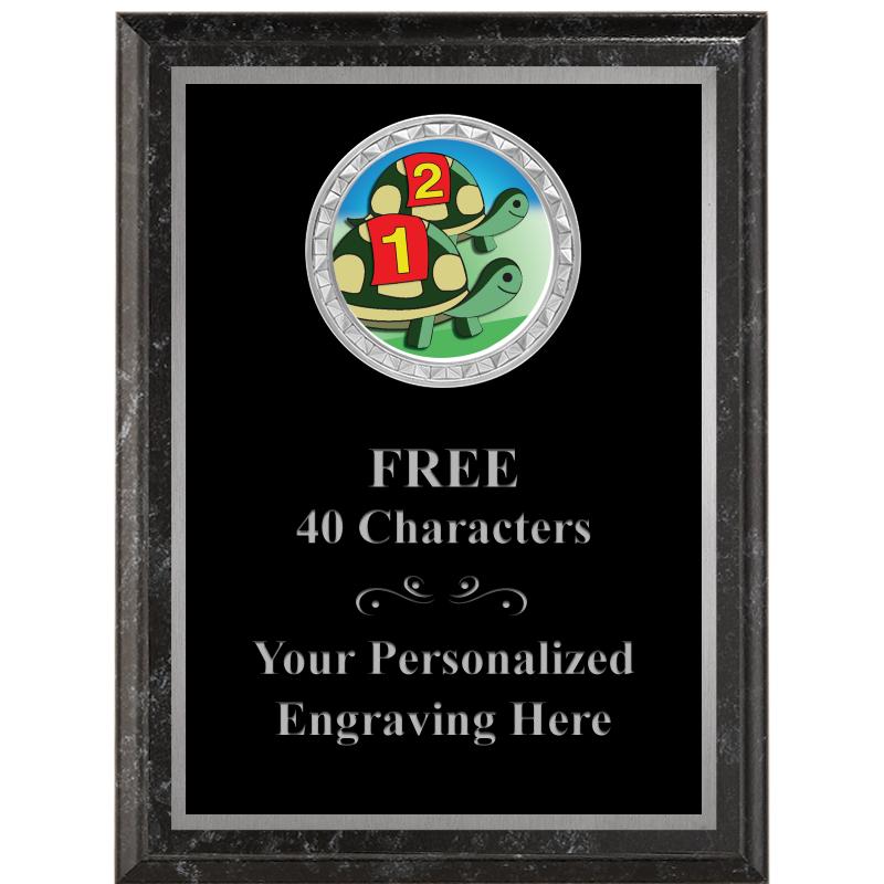 6X8 BLACK EXECUTIVE INS PLQ SV