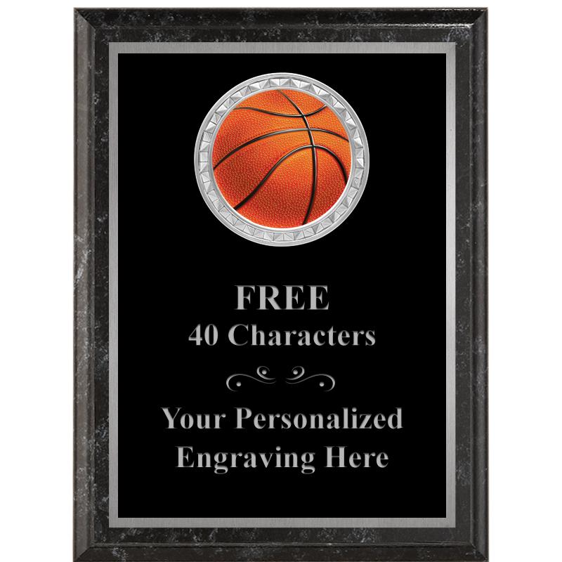 6X8 BLACK EXECUTIVE INS PLQ SV