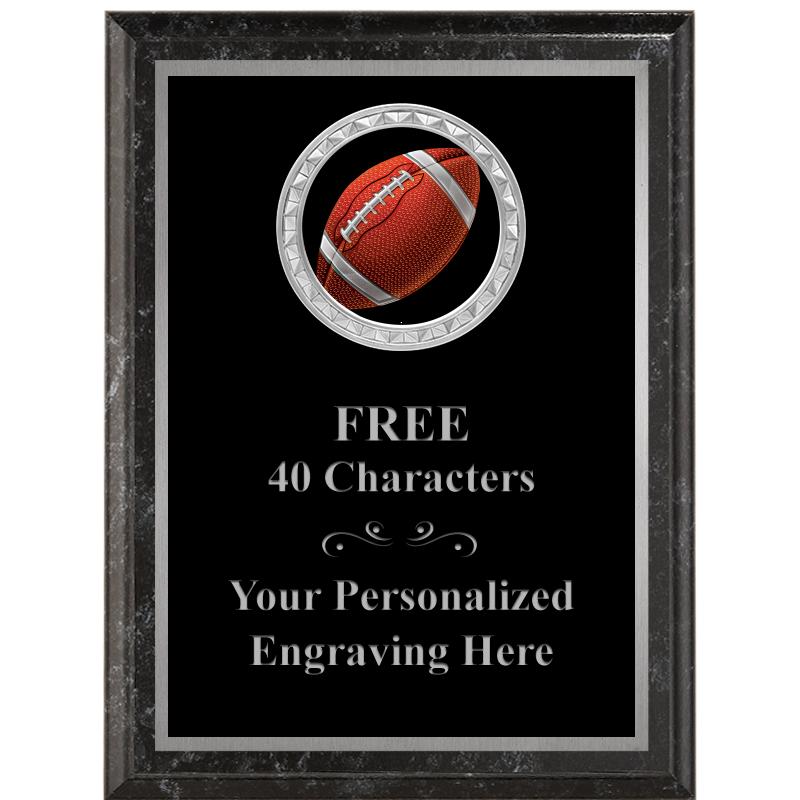 6X8 BLACK EXECUTIVE INS PLQ SV