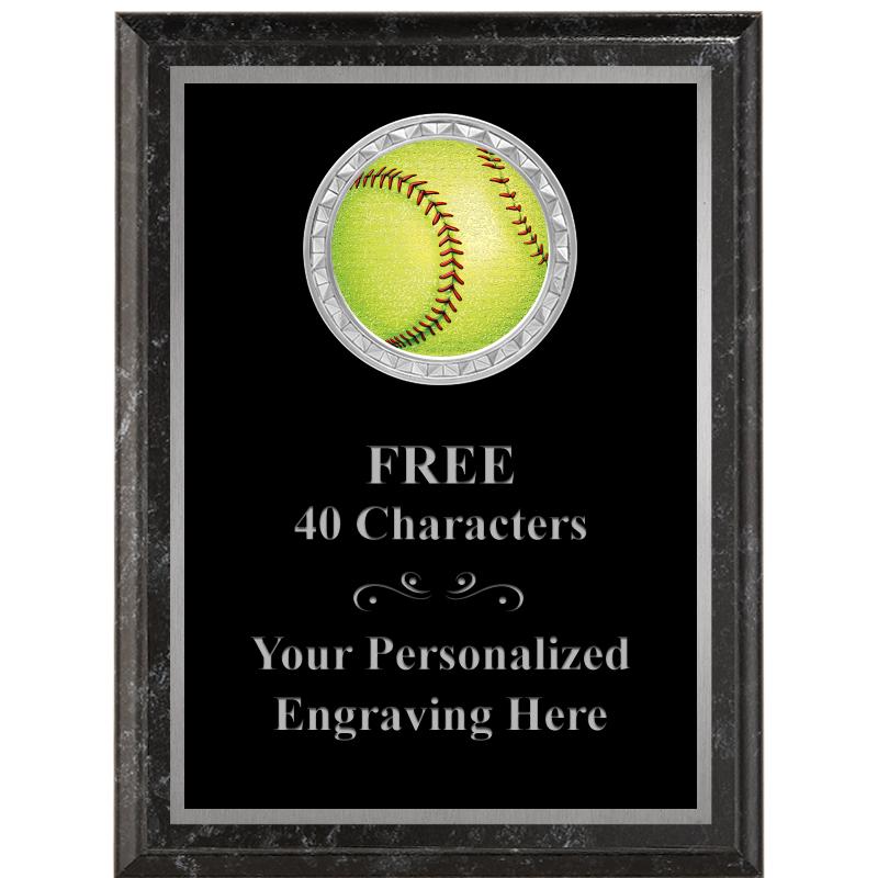 6X8 BLACK EXECUTIVE INS PLQ SV