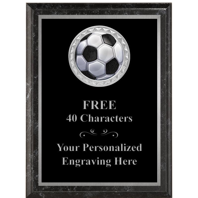 6X8 BLACK EXECUTIVE INS PLQ SV