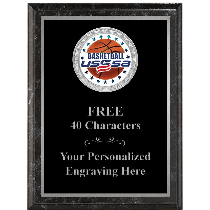 6X8 BLACK EXECUTIVE INS PLQ SV