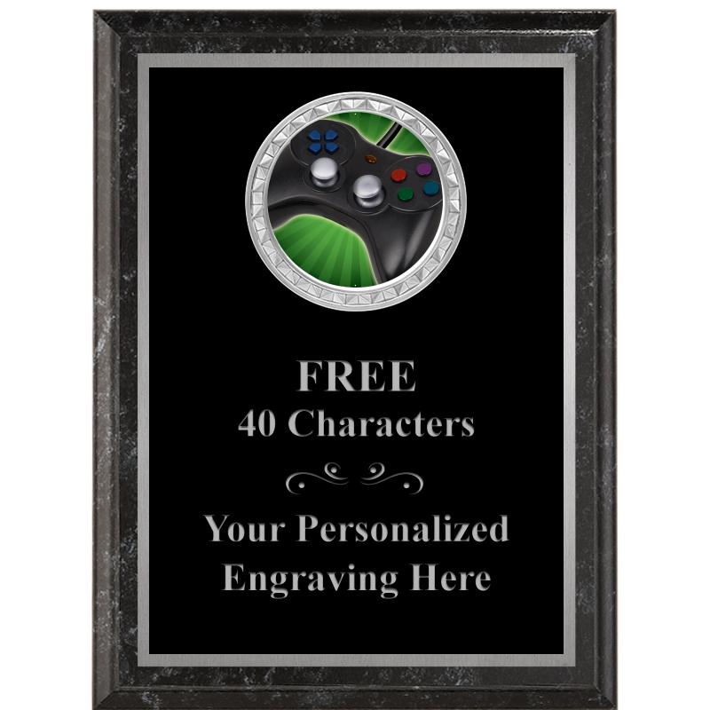 6X8 BLACK EXECUTIVE INS PLQ SV