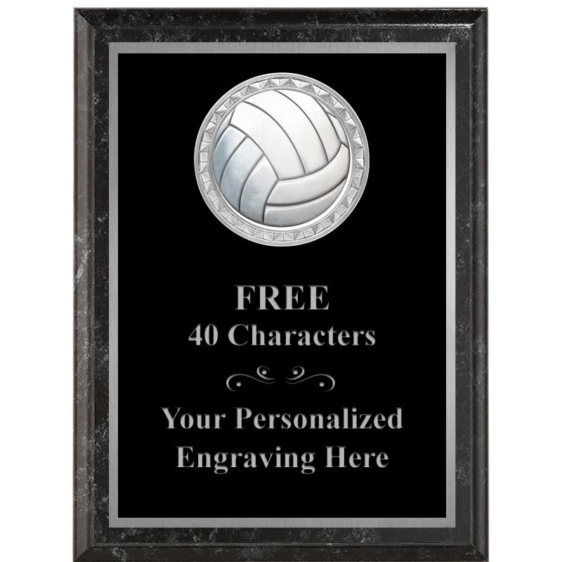 6X8 BLACK EXECUTIVE INS PLQ SV