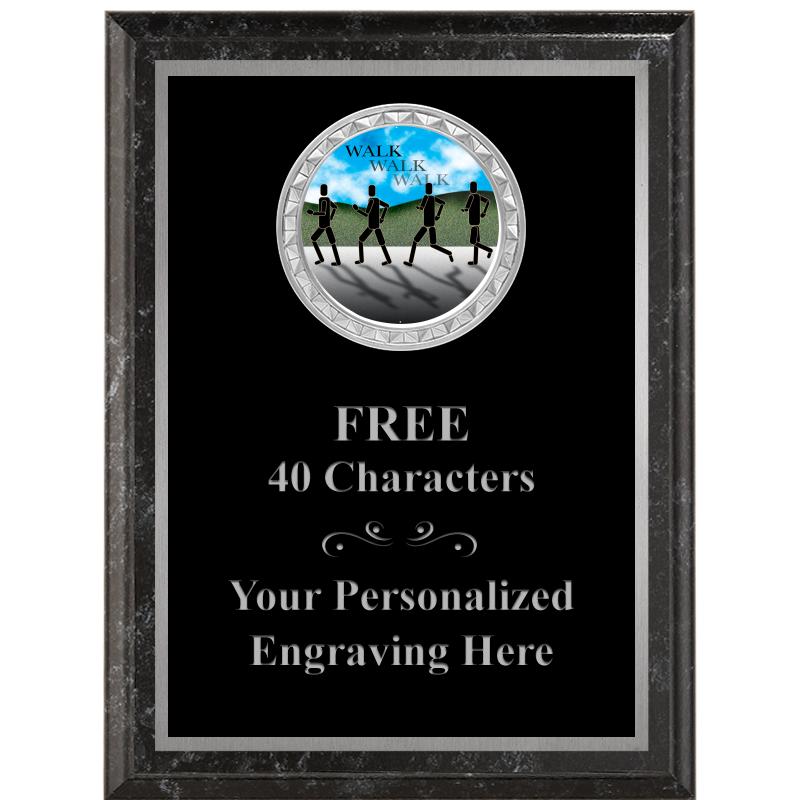 6X8 BLACK EXECUTIVE INS PLQ SV