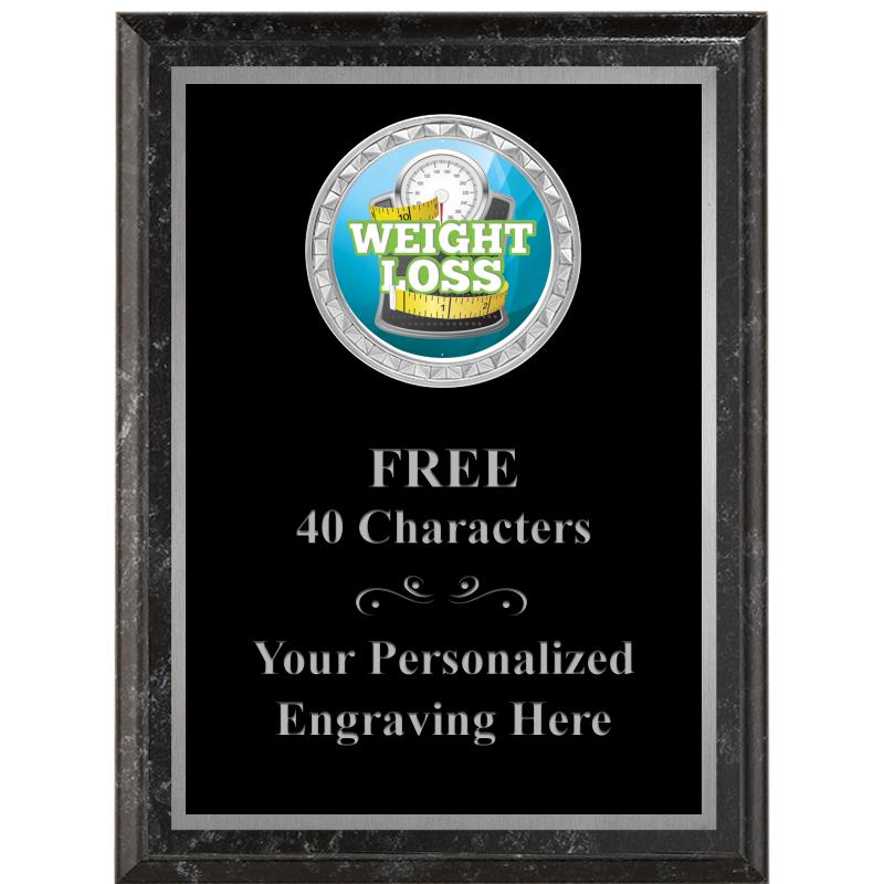 6X8 BLACK EXECUTIVE INS PLQ SV