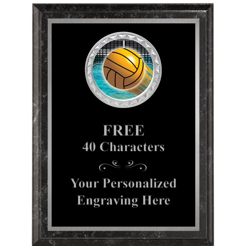 6X8 BLACK EXECUTIVE INS PLQ SV