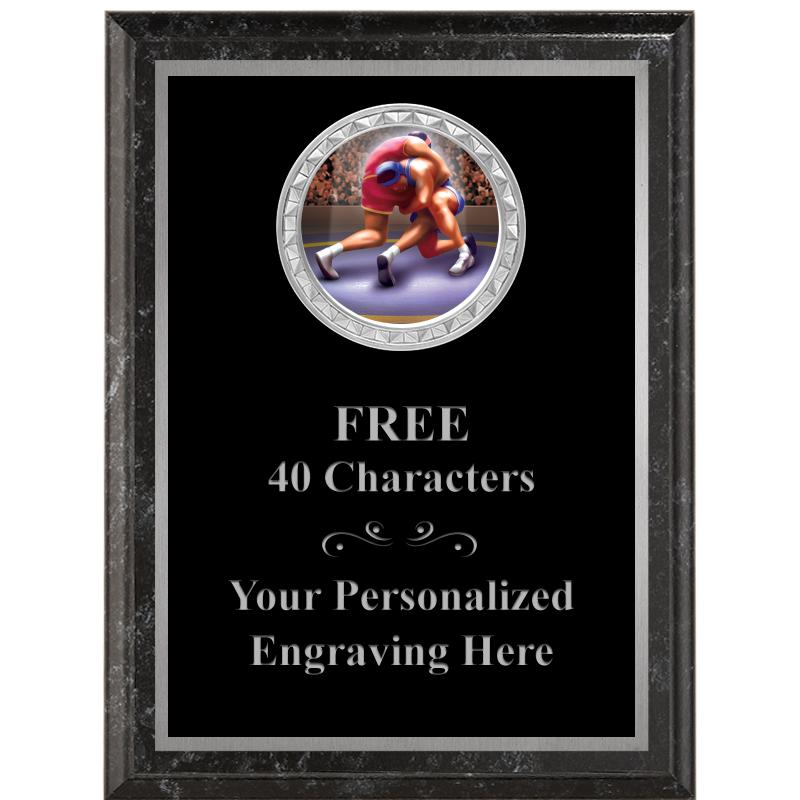 6X8 BLACK EXECUTIVE INS PLQ SV