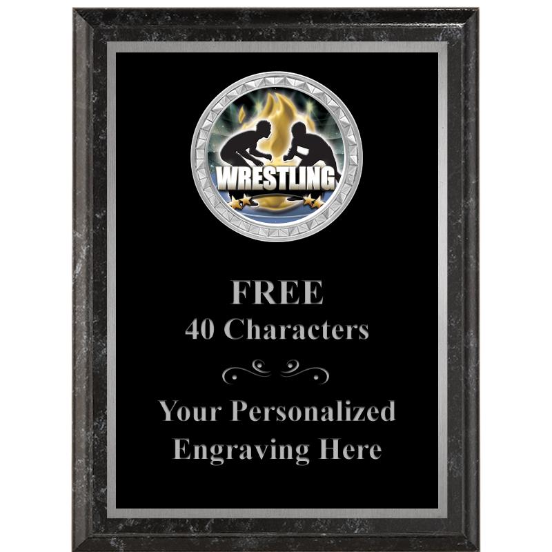 6X8 BLACK EXECUTIVE INS PLQ SV