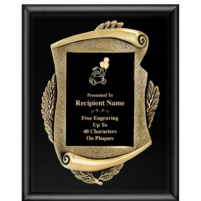 12 X 15 SHNY BLK MAYORS PLAQUE