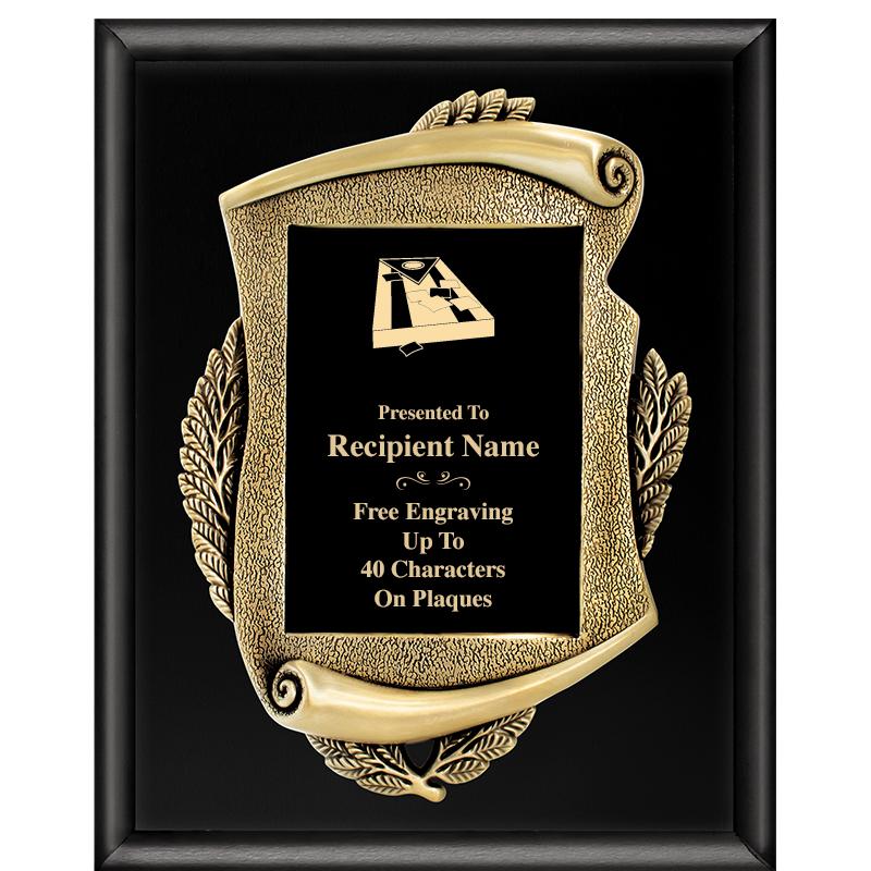 12 X 15 SHNY BLK MAYORS PLAQUE