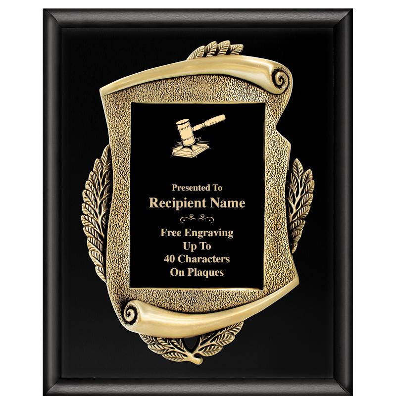 12 X 15 SHNY BLK MAYORS PLAQUE