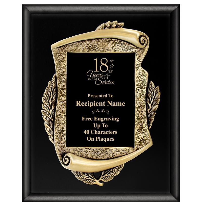 12 X 15 SHNY BLK MAYORS PLAQUE