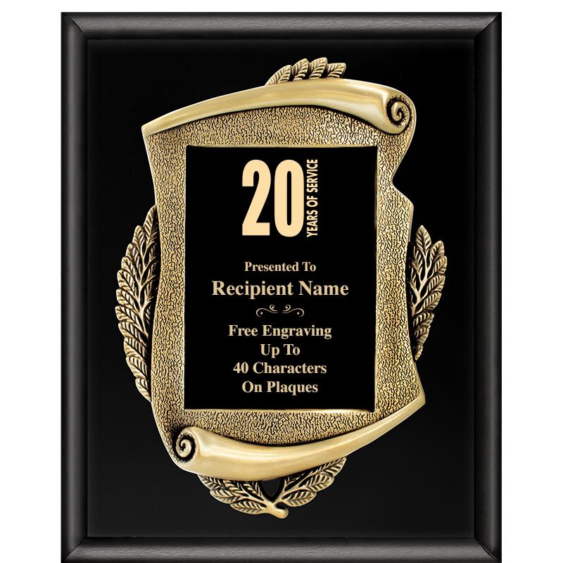 12 X 15 SHNY BLK MAYORS PLAQUE