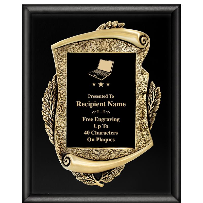 12 X 15 SHNY BLK MAYORS PLAQUE