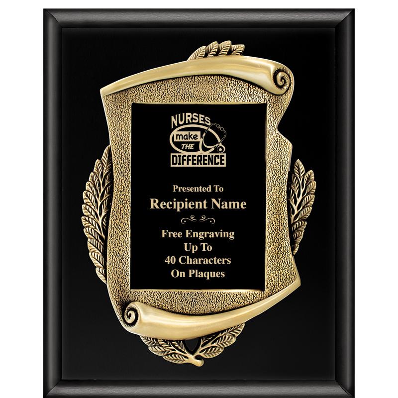 12 X 15 SHNY BLK MAYORS PLAQUE