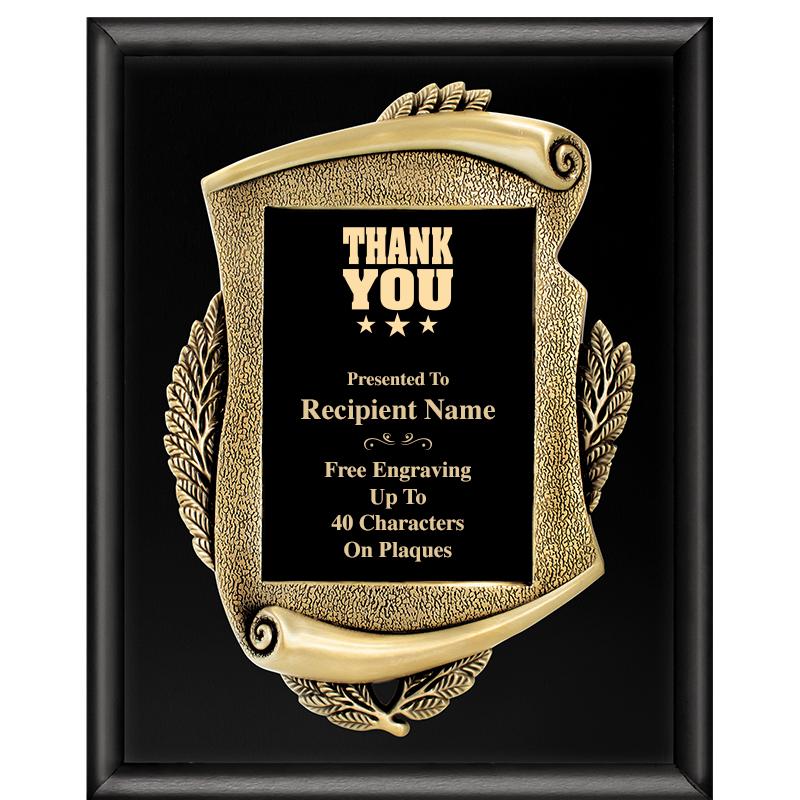 12 X 15 SHNY BLK MAYORS PLAQUE