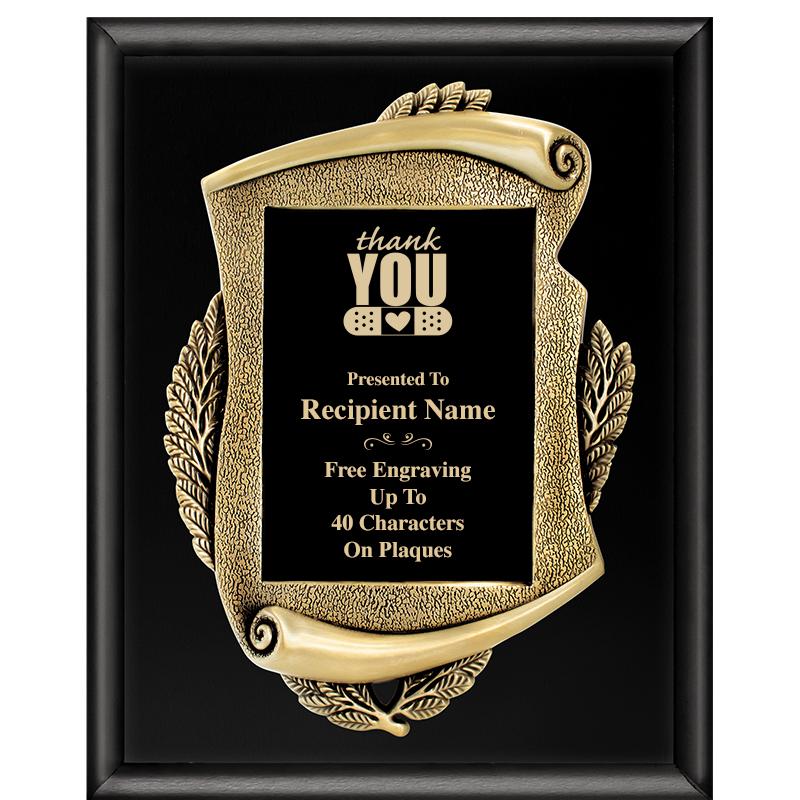 12 X 15 SHNY BLK MAYORS PLAQUE