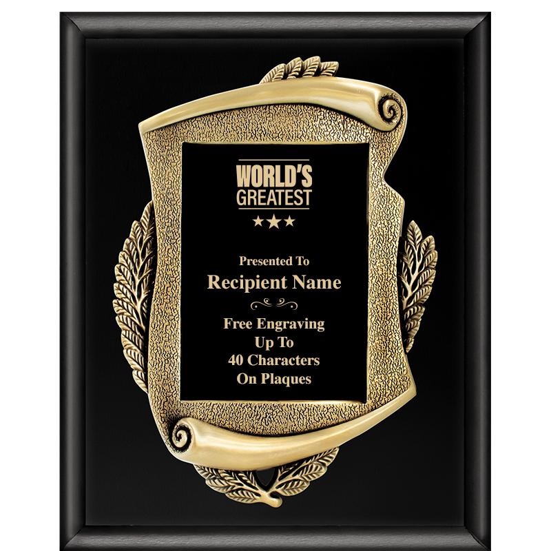 12 X 15 SHNY BLK MAYORS PLAQUE