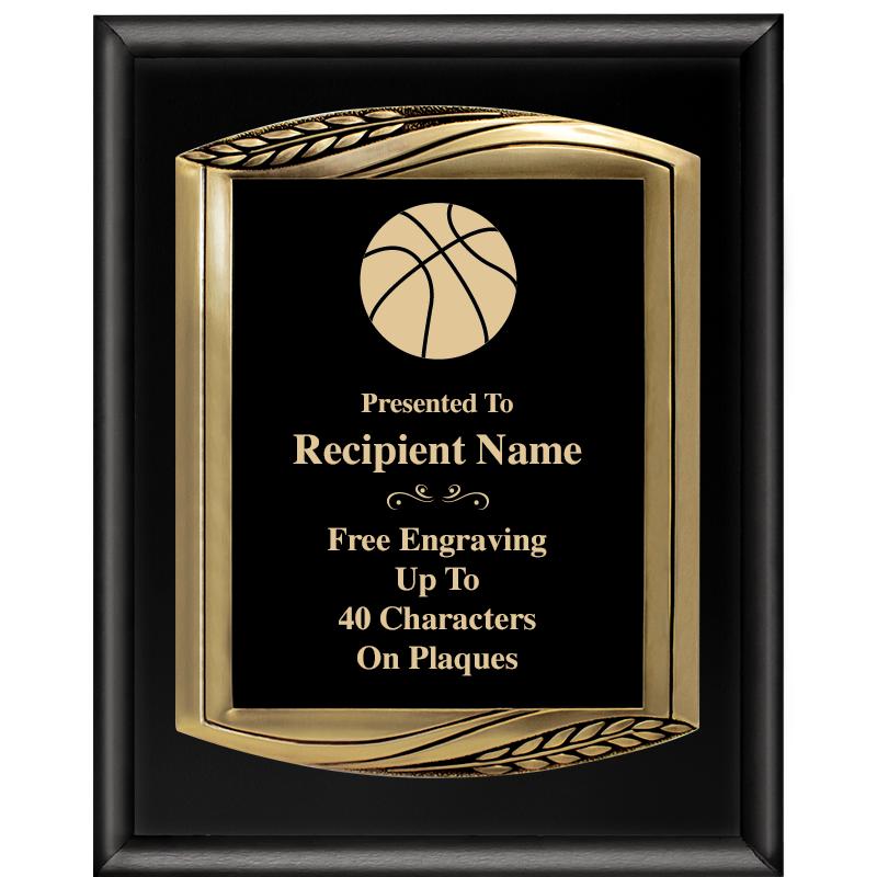 12X15 CHIEF PIANO BLK PLQ W GD