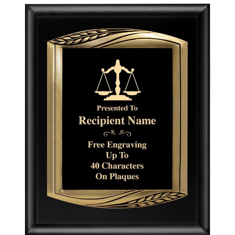 12X15 CHIEF PIANO BLK PLQ W GD