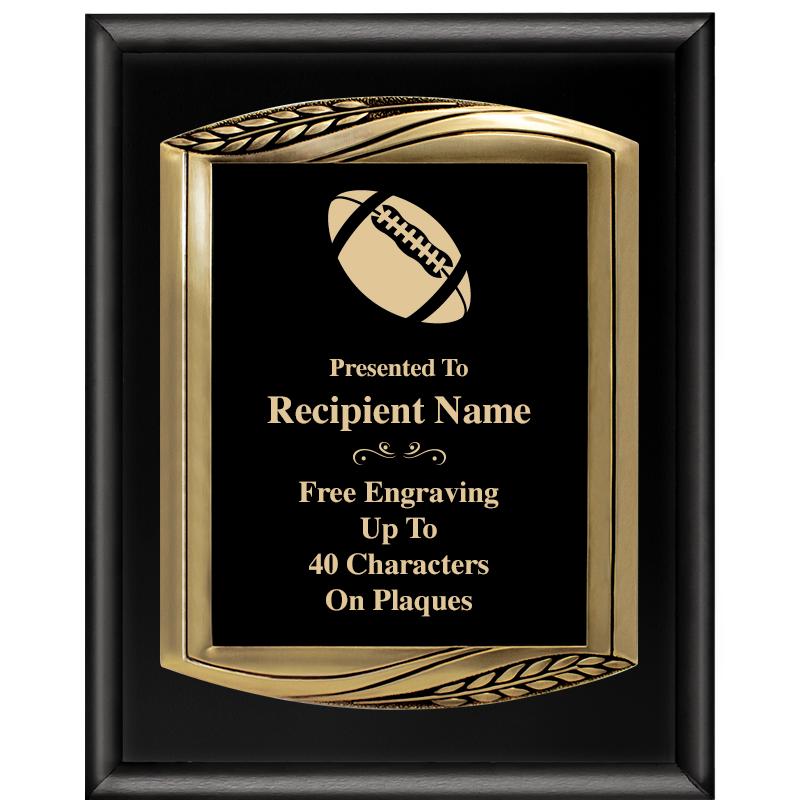 12X15 CHIEF PIANO BLK PLQ W GD