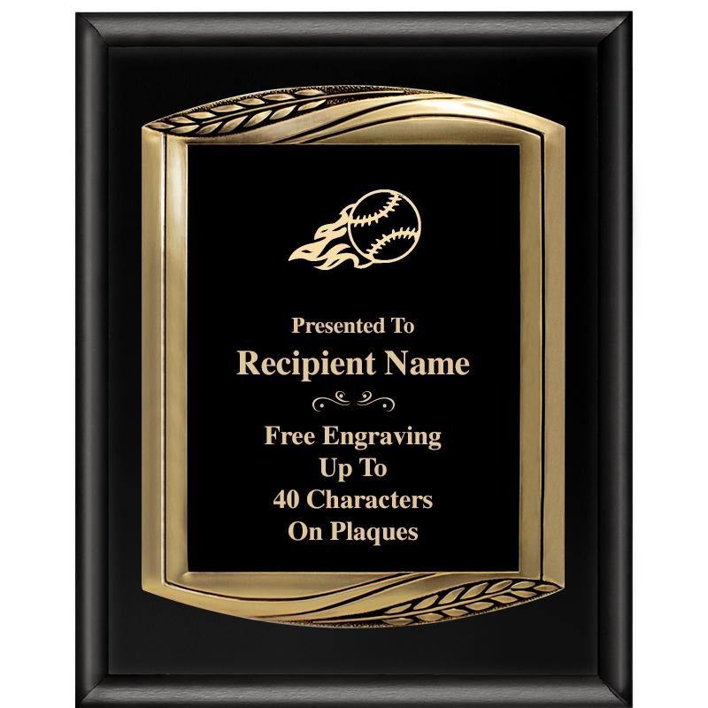 12X15 CHIEF PIANO BLK PLQ W GD