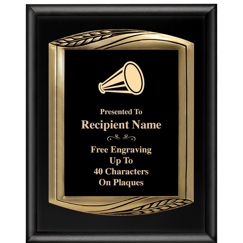 12X15 CHIEF PIANO BLK PLQ W GD