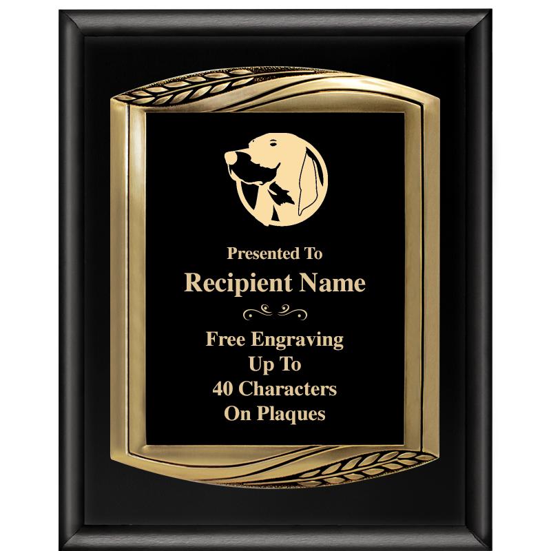 12X15 CHIEF PIANO BLK PLQ W GD