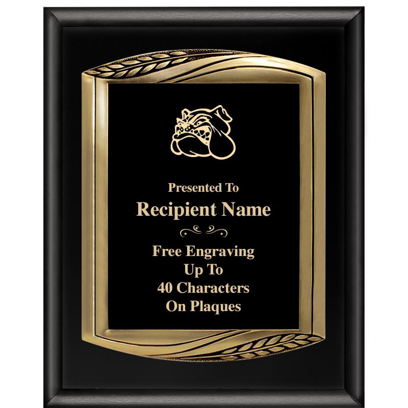 12X15 CHIEF PIANO BLK PLQ W GD