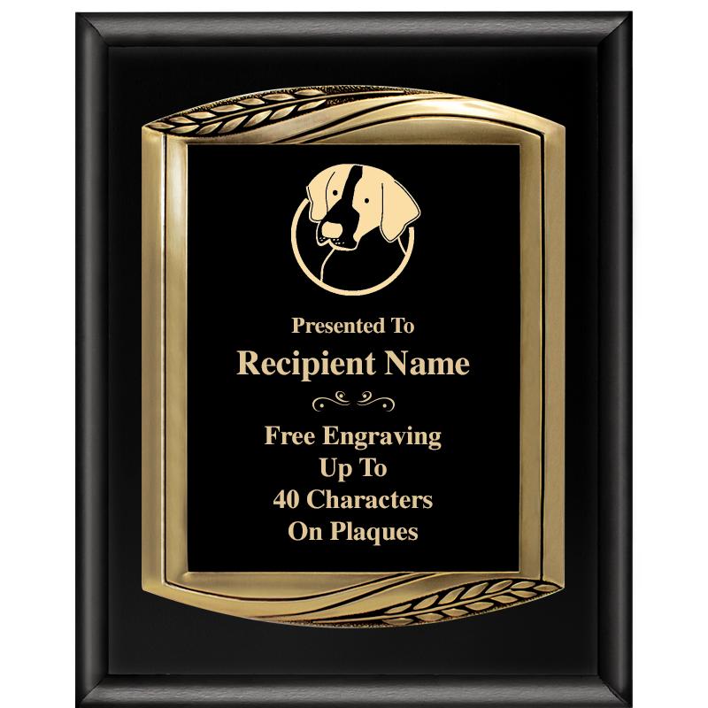 12X15 CHIEF PIANO BLK PLQ W GD