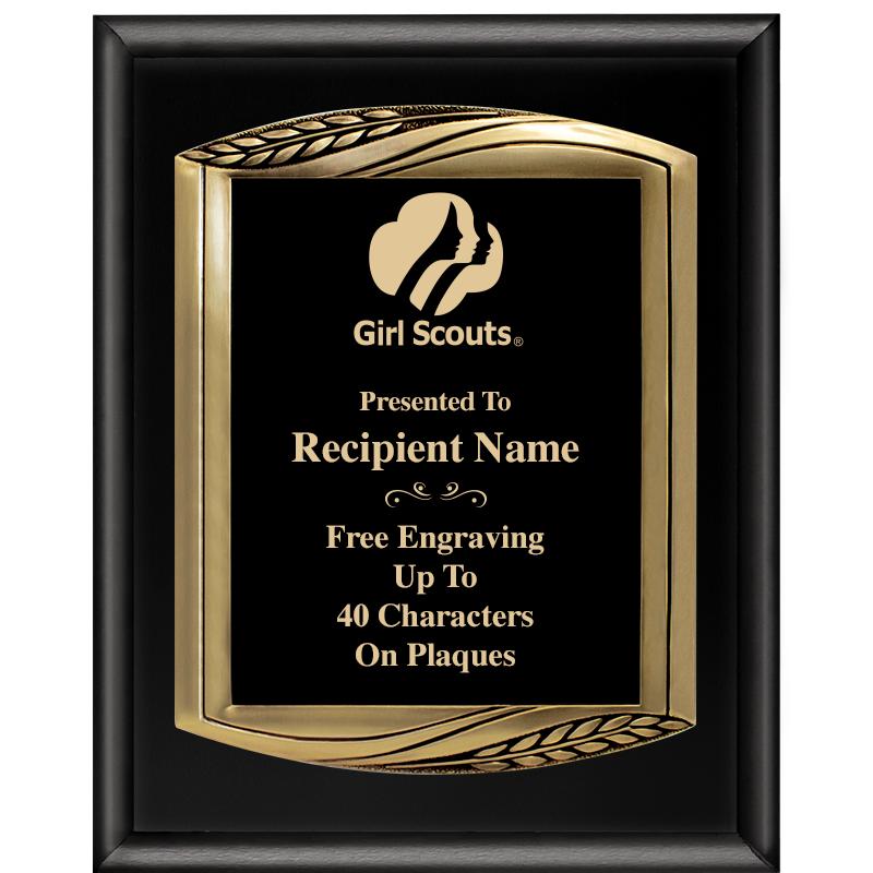 12X15 CHIEF PIANO BLK PLQ W GD