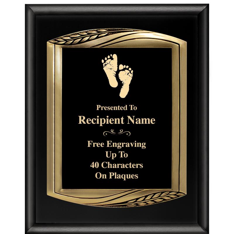 12X15 CHIEF PIANO BLK PLQ W GD