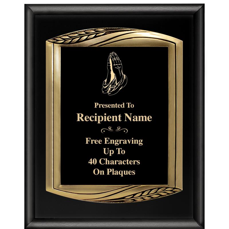 12X15 CHIEF PIANO BLK PLQ W GD